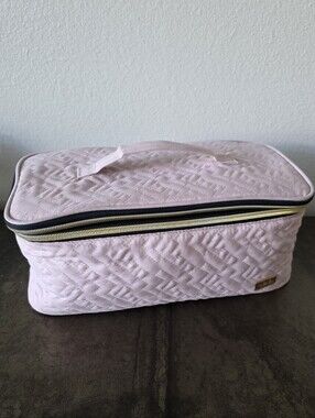 Nishel Large Blush Pink Cosmetic Travel Case